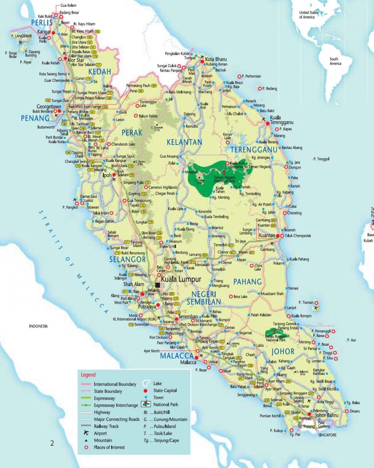 малайз kl газрын зураг