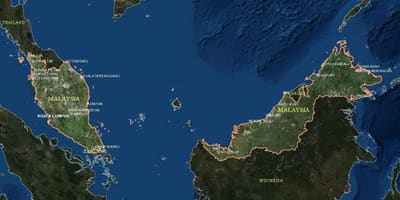 Зураг амьд газрын зураг малайз